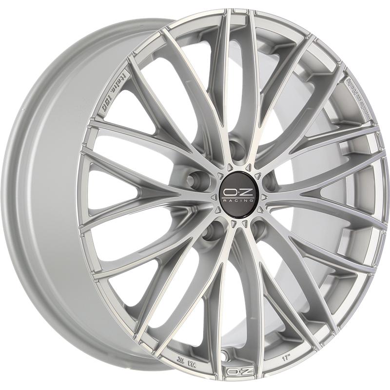 Cerchi in Lega OZ RACING Italia 150 5f Matt Race Silver 5 fori 17\" 8X17 ET29 5x120