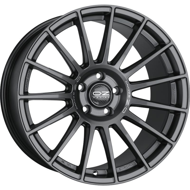 Cerchio OZ RACING Superturismo Dakar Matt Graphite Silver Lettering 5 fori 20\" 10X20 ET40 5x120
