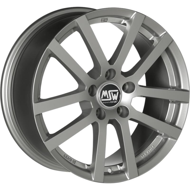 Cerchi in Lega MSW Msw 22 Gray Silver 4 fori 14\" 5.5X14 ET45 4x100
