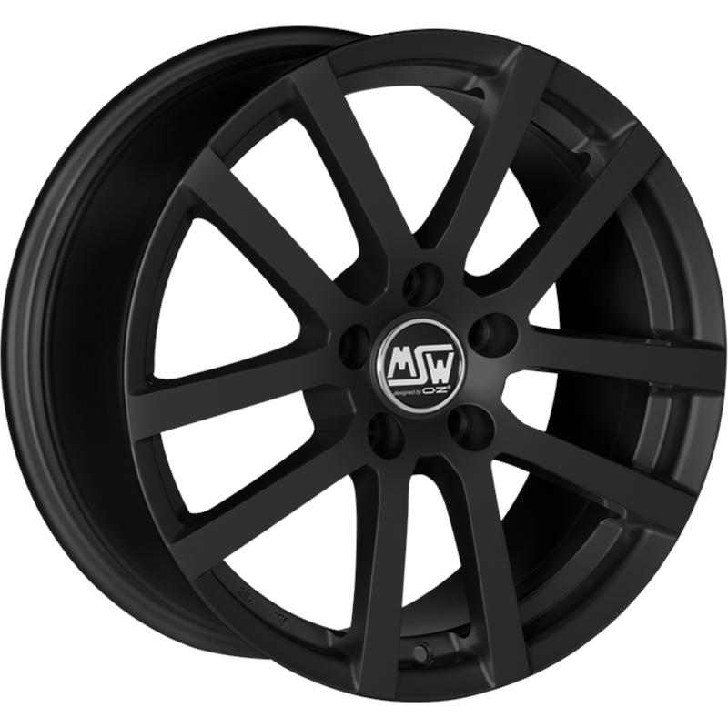 Cerchi in Lega MSW Msw 22 Matt Black 4 fori 16\" 6.5X16 ET18 4x108