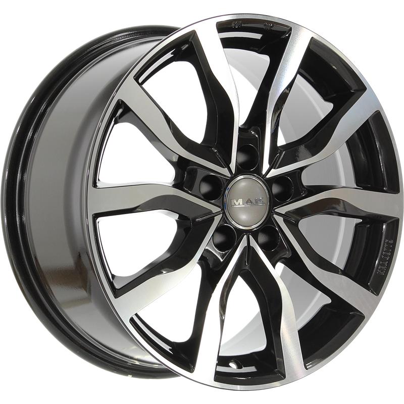 Cerchio MAK Koln Black Mirror 5 fori 18\" 8X18 ET30 5x112