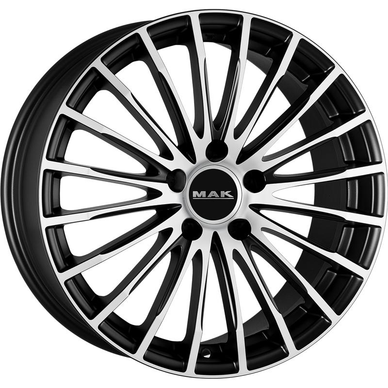 Cerchio MAK Starlight Ice Black 5 fori 17\" 7.5X17 ET45 5x112