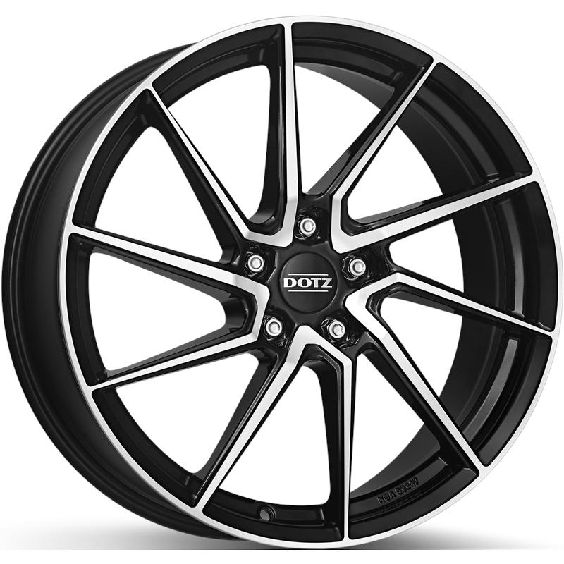 Cerchio DOTZ Spa Black Mirror 5 fori 17\" 7.5X17 ET35 5x100