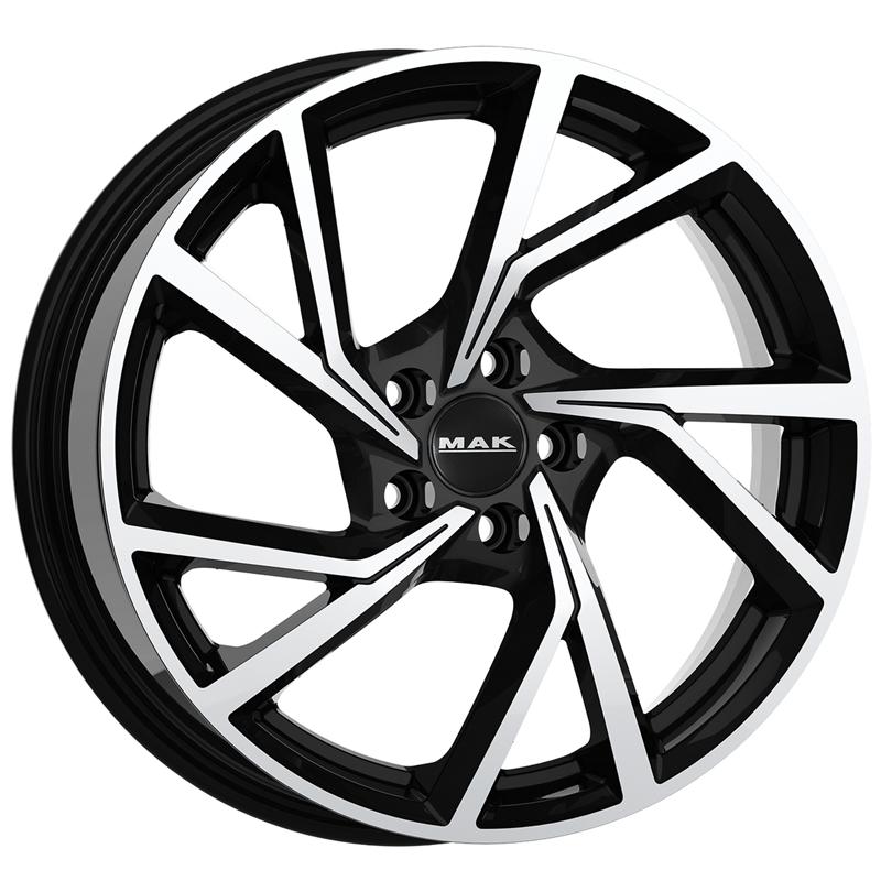 Cerchio MAK Kassel Black Mirror 5 fori 19\" 7.5X19 ET50 5x112