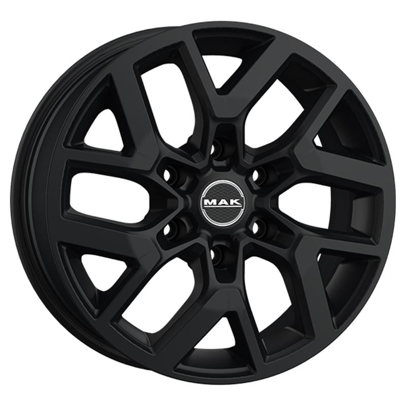 Cerchio MAK Gravel Matt Black 6 fori 17\" 7.5X17 ET33 6x139.7