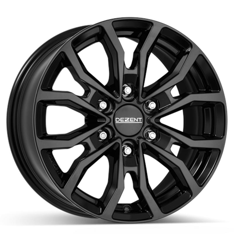 Cerchio DEZENT Kc Black 6 fori 16\" 6.5X16 ET55 6x139.7