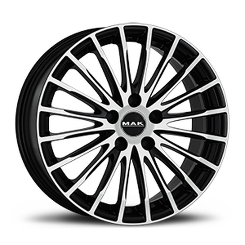 Cerchi in Lega MAK Fatale White And Black 5 fori 18\" 8X18 ET30 5x112