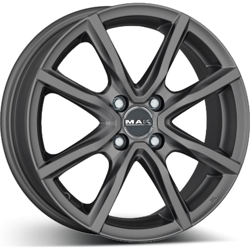 Cerchi in Lega MAK Milano 4 Matt Titan 4 fori 16\" 6X16 ET49 4x100