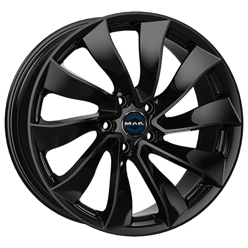 Cerchio MAK Solar Glossy Black 5 fori 18\" 8.5X18 ET40 5x114.3