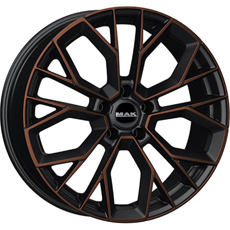 Cerchio MAK StilO-D Black And Bronze 5 fori 21\" 10X21 ET38 5x112