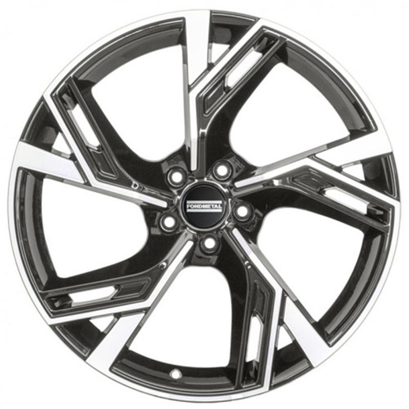 Cerchi in Lega FONDMETAL Atena Glossy Titanium Machined 5 fori 19\" 8.5X19 ET40 5x112