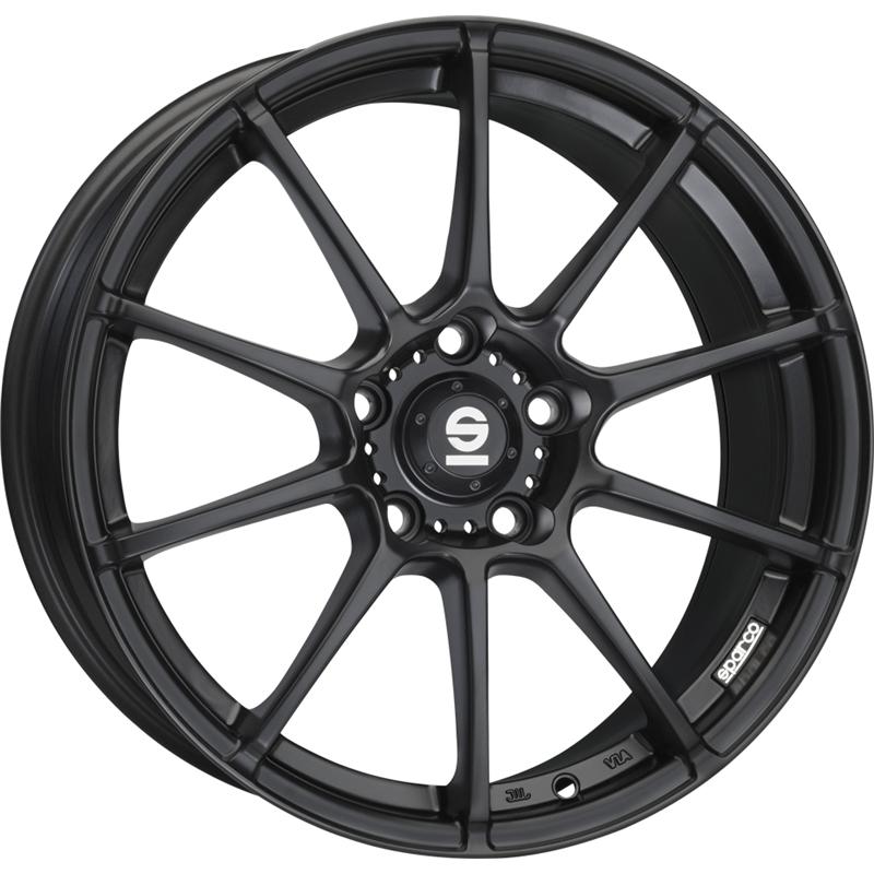 Cerchio SPARCO Assetto Gara Matt Black 4 fori 15\" 6.5X15 ET30 4x100