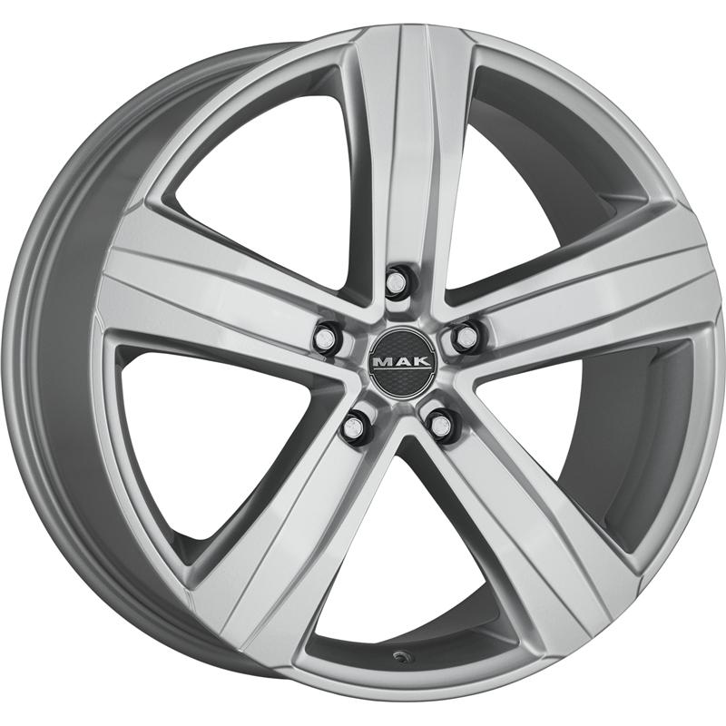 Cerchio MAK Stone 5 Silver 5 fori 17\" 7X17 ET55 5x112