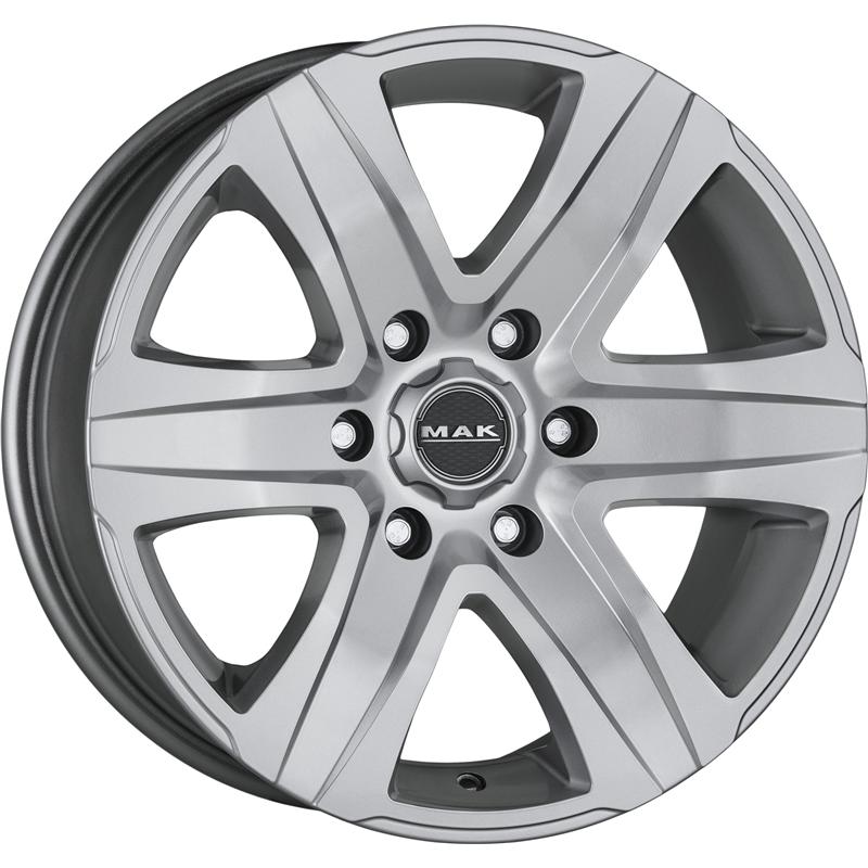 Cerchio MAK Stone 6 Silver 6 fori 18\" 8X18 ET35 6x139.7