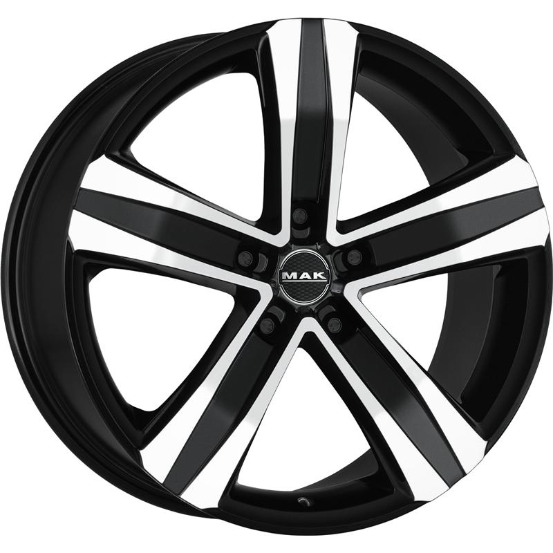 Cerchio MAK Stone 5 Black Mirror 5 fori 18\" 7.5X18 ET40 5x114.3