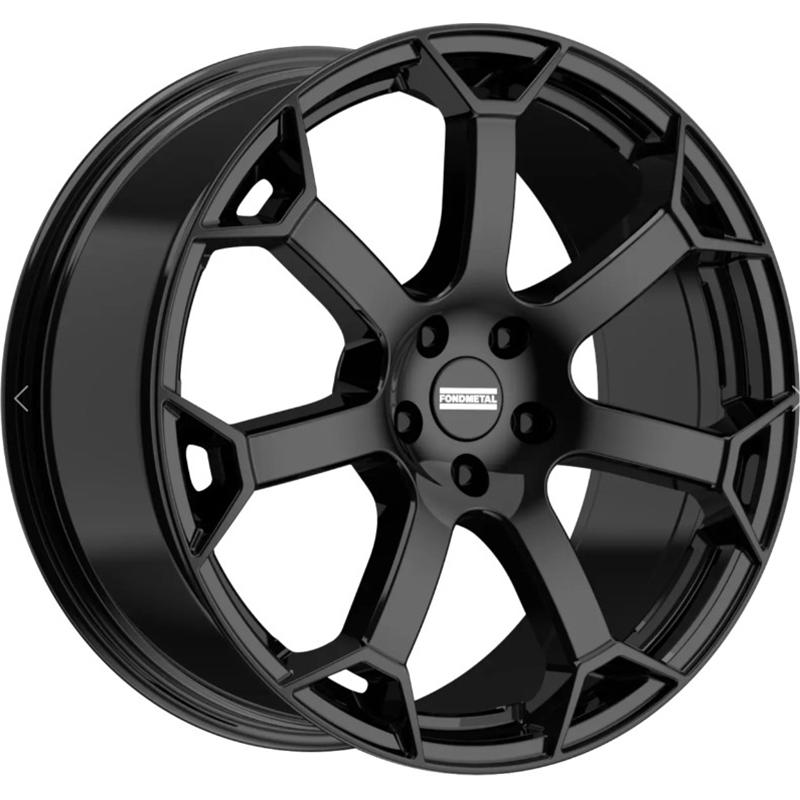 Cerchio FONDMETAL Zephyrus Glossy Black 5 fori 19\" 8.5X19 ET45 5x112