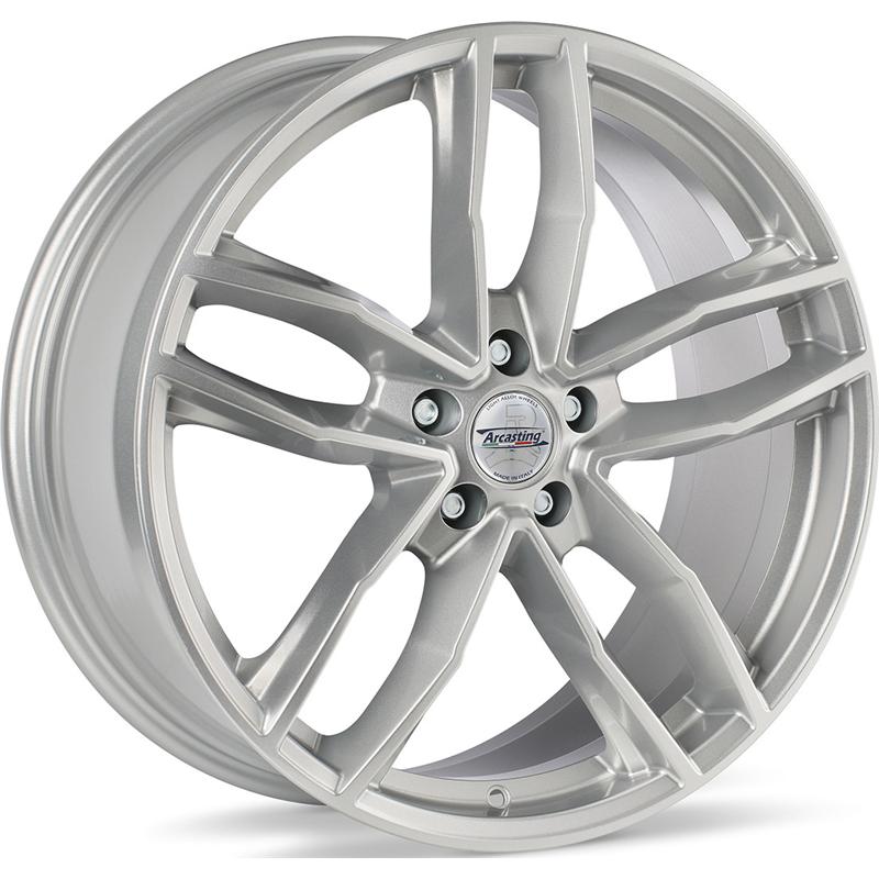 Cerchio ARCASTING Canova Silver 5 fori 19\" 8.5X19 ET45 5x114.3