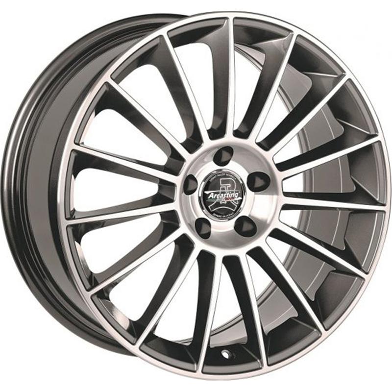 Cerchio ARCASTING Icestorm Antracite Diamantato 5 fori 18\" 8X18 ET35 5x112