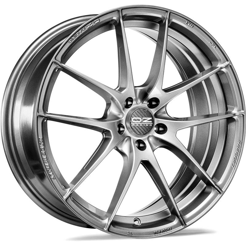 Cerchio OZ RACING Leggera Hlt Grigio Corsa Bright 5 fori 17\" 7.5X17 ET35 5x100