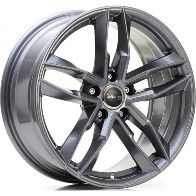 Cerchio AVUS Af16 Anthracite 5 fori 17\" 7.5X17 ET36 5x100