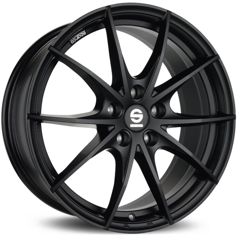 Cerchi in Lega SPARCO Trofeo 5 Matt Black 5 fori 17\" 7.5X17 ET35 5x100