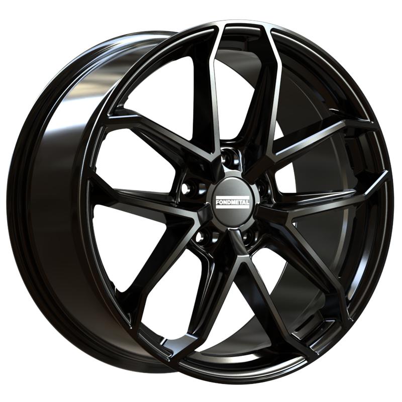 Cerchio FONDMETAL Zelos Glossy Black 5 fori 20\" 10.5X20 ET47 5x130