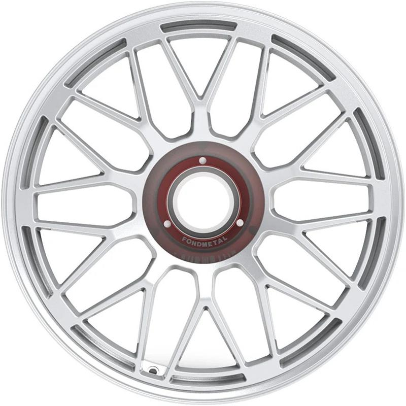 Cerchio FONDMETAL 9evo cl Glossy Silver 15 fori 20\" 12X20 ET47 15x130