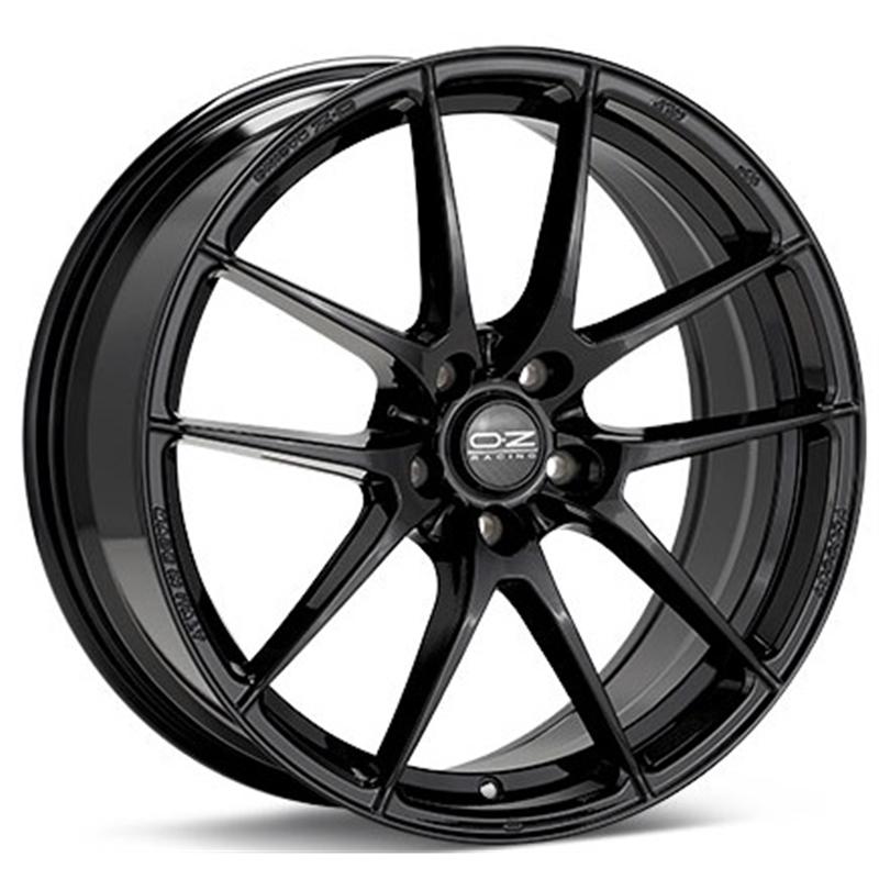 Cerchio OZ RACING Leggera Hlt Glossy Black 5 fori 17\" 7.5X17 ET35 5x112