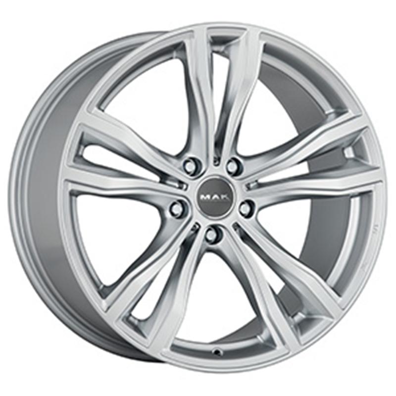 Cerchi in Lega MAK X-Mode Silver 5 fori 20\" 11X20 ET37 5x120