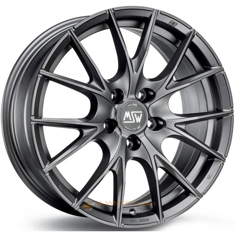 Cerchi in Lega MSW Msw 25 Matt Titanium 5 fori 18\" 9X18 ET39 5x120