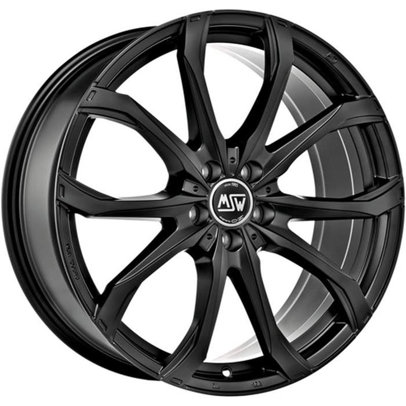 Cerchio MSW Msw 48 Matt Black 5 fori 19\" 8X19 ET45 5x112