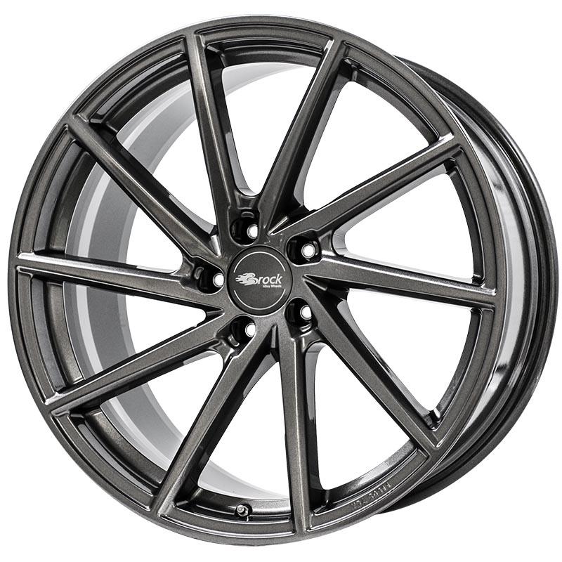 Cerchio BROCK B37 Graphite Lucido 5 fori 18\" 8X18 ET44 5x112