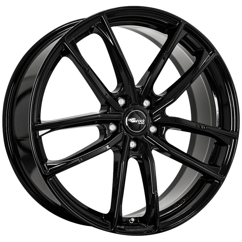 Cerchio BROCK B38 Glossy Black 5 fori 18\" 8X18 ET44 5x112