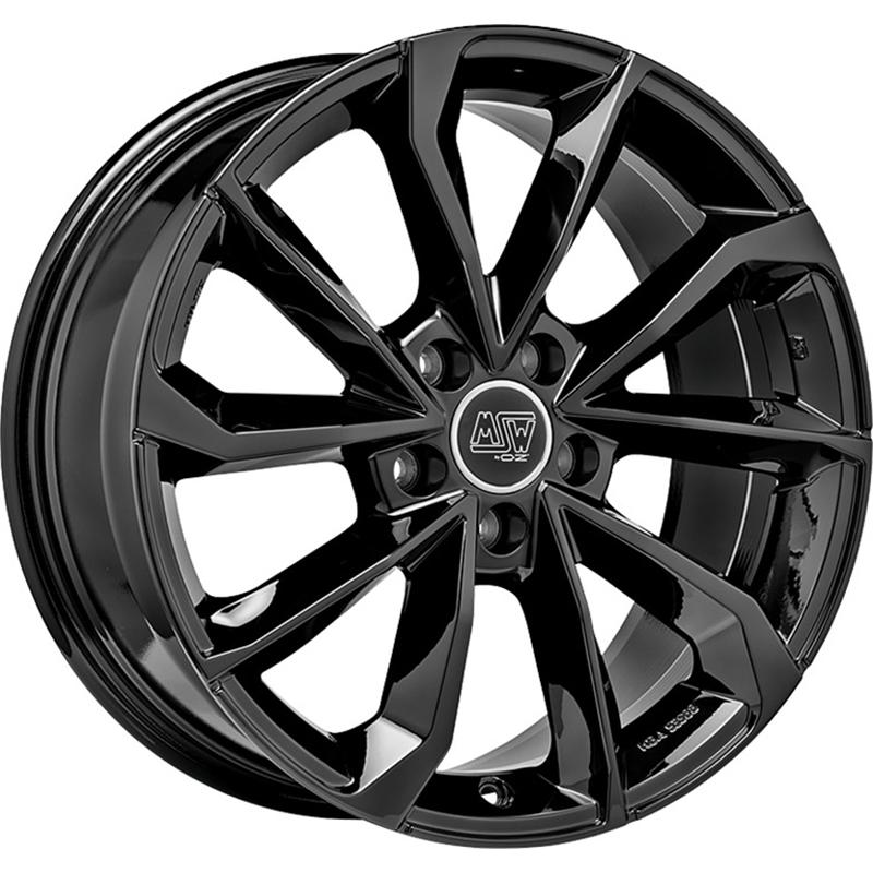 Cerchio MSW Msw 42 Glossy Black 5 fori 19\" 8X19 ET45 5x112
