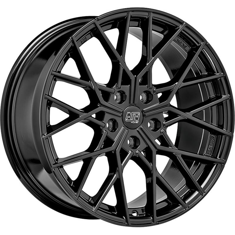 Cerchio MSW Msw 74 Glossy Black 5 fori 19\" 8X19 ET45 5x112
