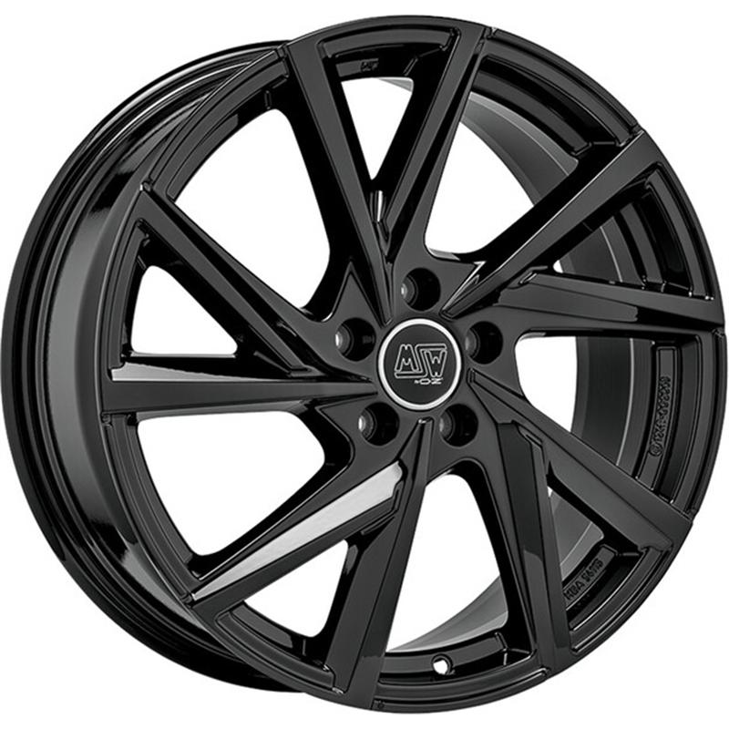 Cerchio MSW Msw 80-5 Glossy Black 5 fori 18\" 7.5X18 ET25 5x112