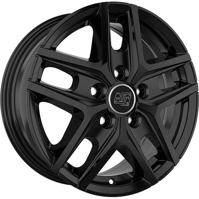 Cerchio MSW Msw 40 Van Glossy Black 5 fori 16\" 6.5X16 ET65 5x130