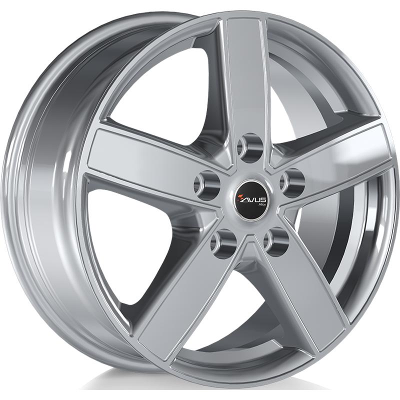 Cerchio AVUS AC-V51 Hyper Silver 5 fori 16\" 6.5X16 ET45 5x108