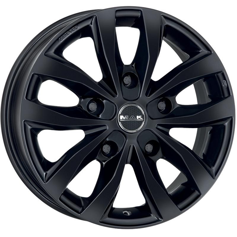 Cerchio MAK Load Glossy Black 5 fori 17\" 7X17 ET66 5x130