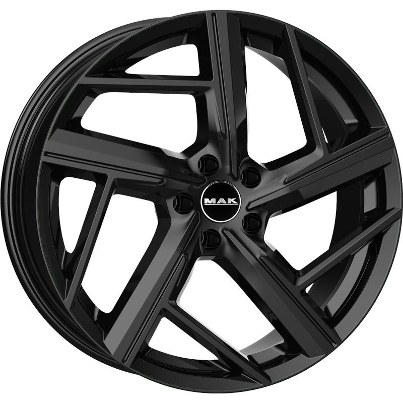 Cerchio MAK Qvattro Glossy Black 5 fori 20\" 8.5X20 ET20 5x112