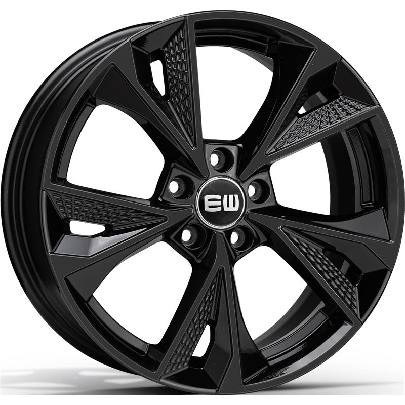 Cerchio EW Ew15 Luster Black 5 fori 17\" 7.5X17 ET36 5x100
