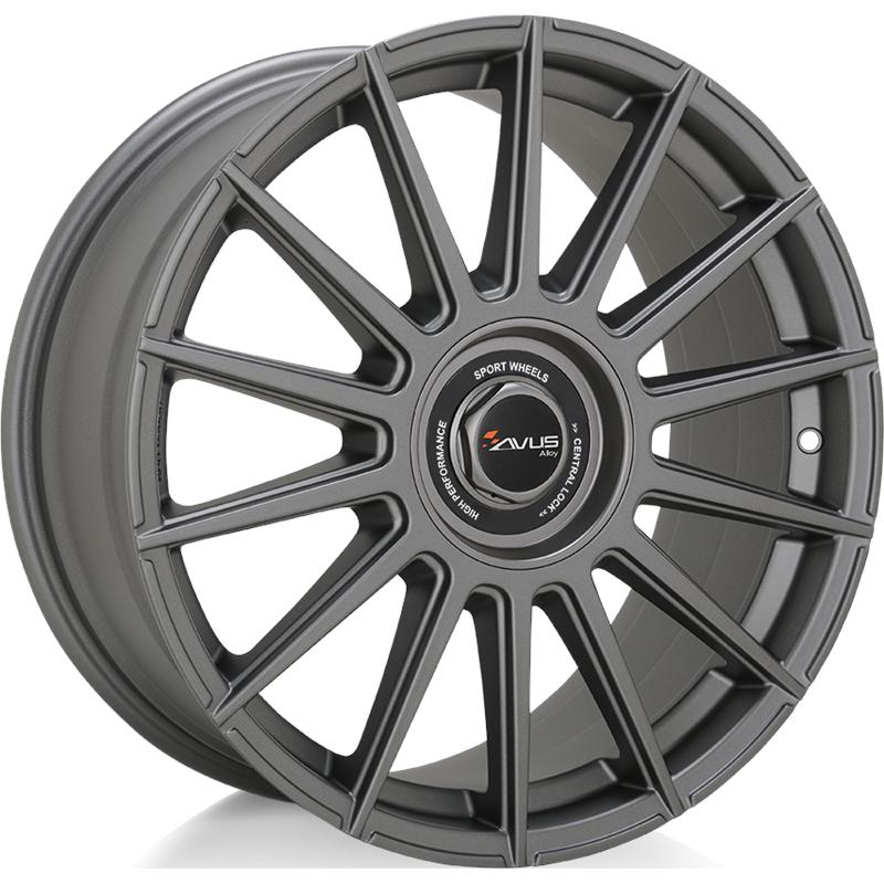 Cerchi in Lega AVUS AC-M09 Grey Matt 5 fori 18\" 8X18 ET35 5x112