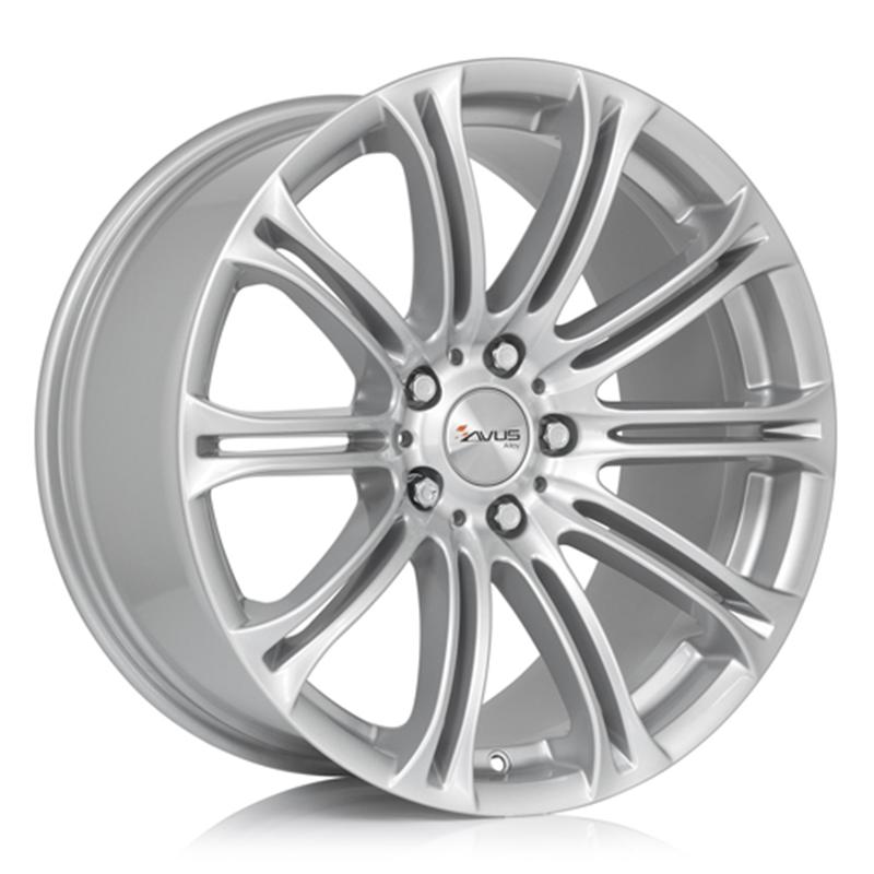 Cerchio AVUS AC-Mb1 Hyper Silver 5 fori 19\" 9.5X19 ET37 5x120