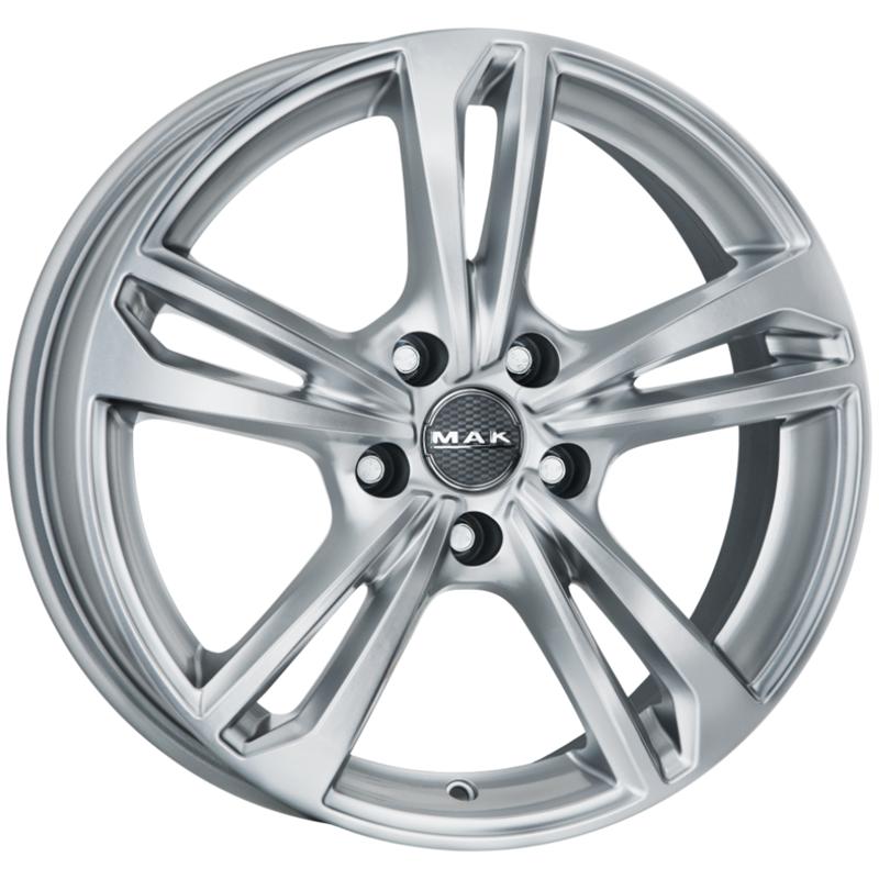 Cerchi in Lega MAK Emblema Silver 5 fori 18\" 8X18 ET30 5x112