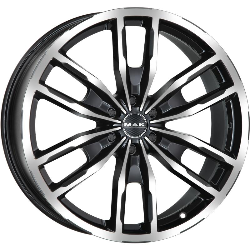 Cerchi in Lega MAK Peak Black Mirror 6 fori 20\" 9X20 ET44 6x135
