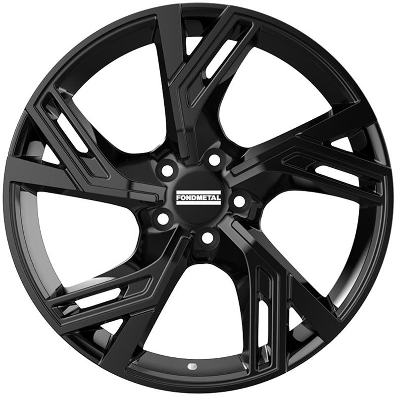 Cerchio FONDMETAL Atena Glossy Black 5 fori 18\" 8X18 ET39 5x112