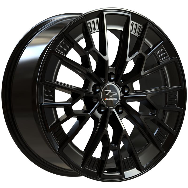 Cerchio FONDMETAL 1972 Glossy Black 5 fori 20\" 9X20 ET23 5x120