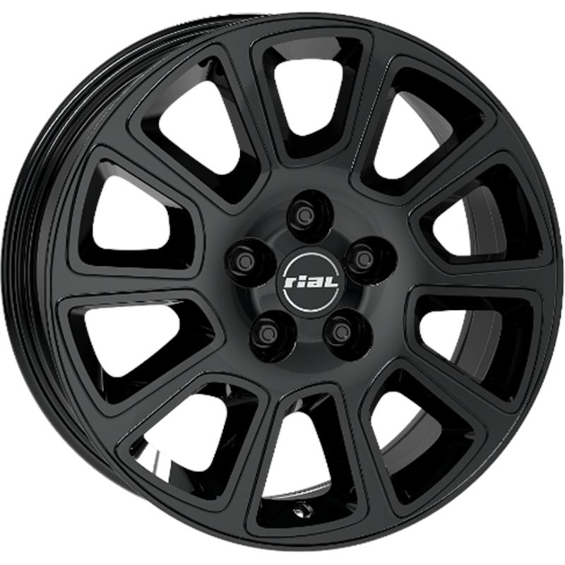 Cerchio RIAL Transporter 2 Diamant Schwarz 5 fori 15\" 6X15 ET30 5x112