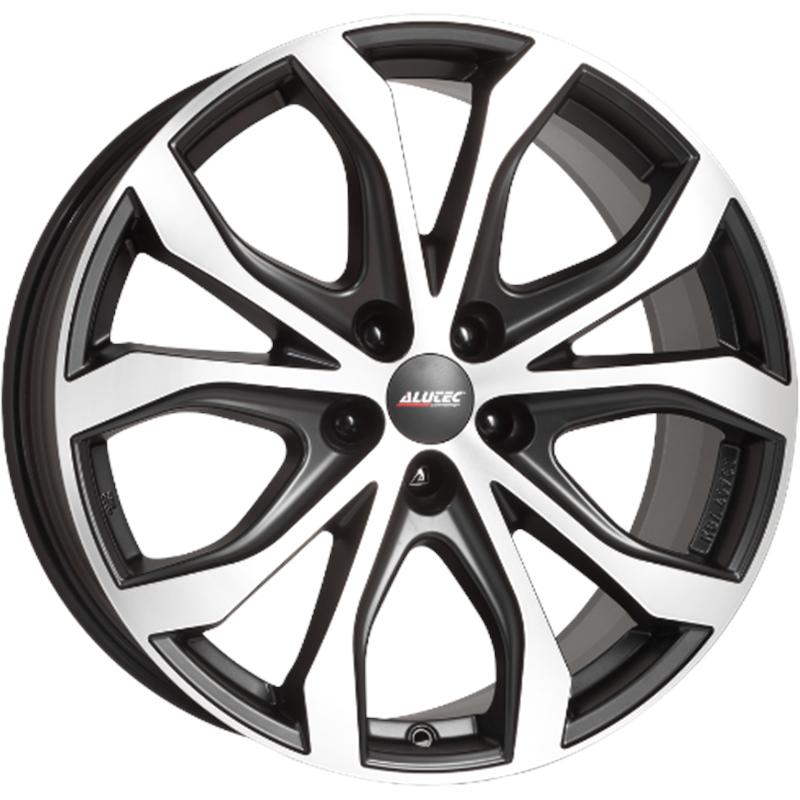 Cerchio ALUTEC W10 Racing Schwarz Frontpoliert 5 fori 19\" 8.5X19 ET32 5x112