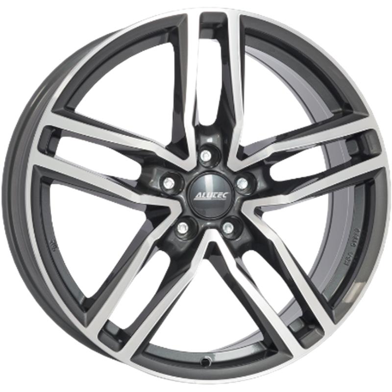 Cerchio ALUTEC Ikenu Graphit Frontpoliert 5 fori 19\" 9X19 ET40 5x114.3